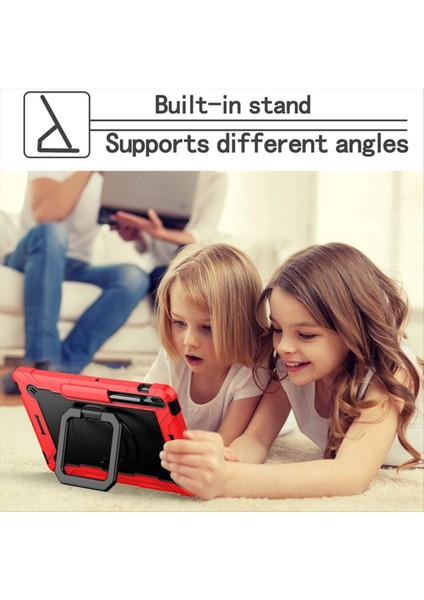 Samsung Tab S7 Fe 12 4ınch Bracket Sap Omuz Kayışı Şok Geçirmez Kapak Kırmızı Siyah (Yurt Dışından) indirimleri
