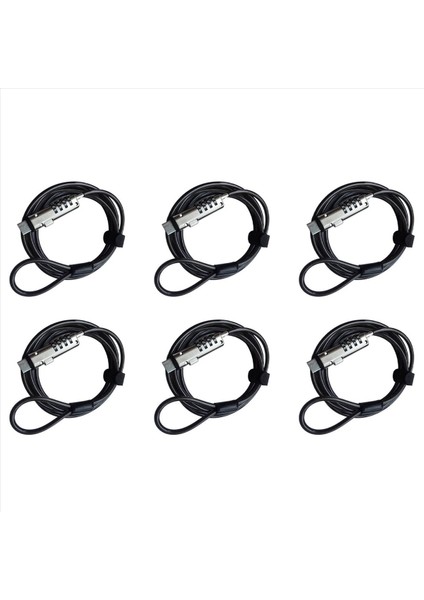 6x Güvenlik USB Parola Dizüstü Bilgisayarda Tablet Projektör Tv&#39 De Hırsızlık Önleme Işlevi Için Kullanılan Hırsızlık Önleme Kilit (Yurt Dışından)