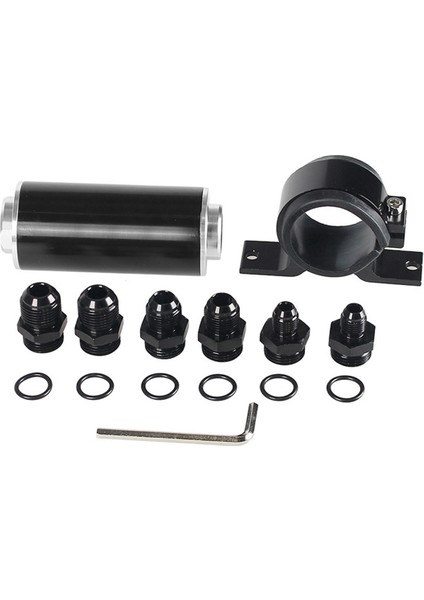 50MM Yağ Pompası Montaj Kiti Evrensel Alüminyum Yakıt Filtresi Temizlenebilir ve Kurulumu Kolay (Yurt Dışından)