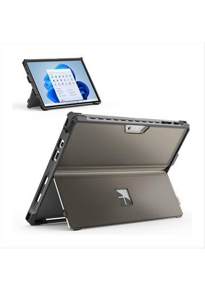 Microsoft Surface Pro 7 Için Tablet Sabit Kılıf Kabuğu Plus 6 5 Pro 4 Lte Şok Geçirmez Folio Koruyucu Sağlam Kapak B (Yurt Dışından)