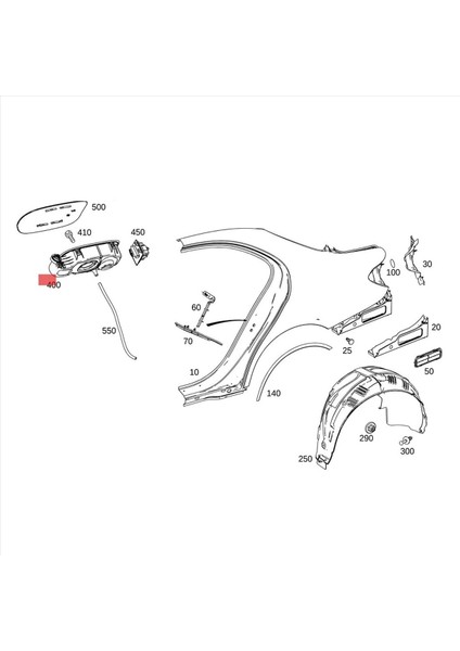 Araba Yakıt Deposu Caps Assy A2136302503 Mercedes W213 E-Serisi 2016-2022 Benzinli Flip Mekanizması Yakıt Dolgu Notk Kapağı (Yurt Dışından) fiyatları