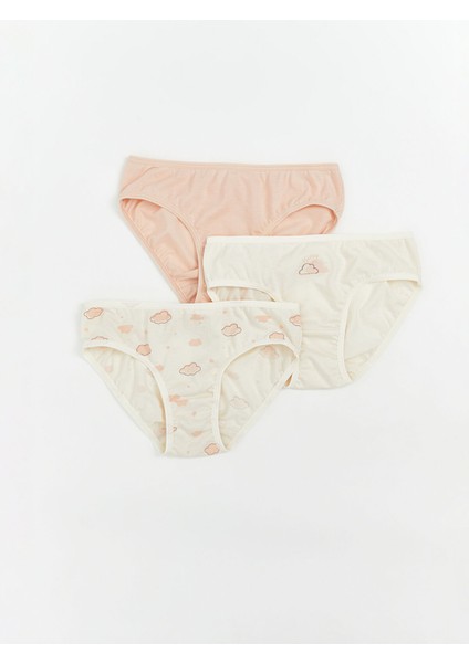 Yeni Sezon Baskılı Kız Çocuk Külot 3'lü