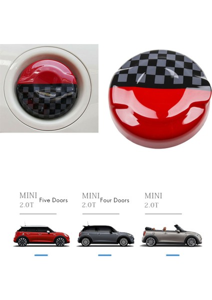 Abs Yakıt Deposu Dolgu Koruma Kapağı Gaz Kapağı Kapak Dekoru Mini Cooper Için Dekor F55 F56 F57 2 0t Aksesuarlar Kırmızı+Siyah (Yurt Dışından) fiyatları