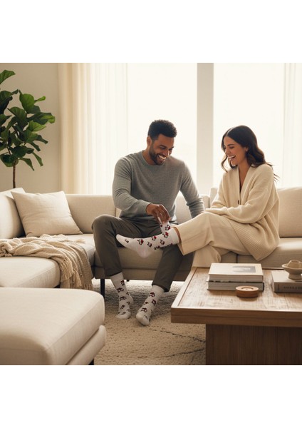 Chicken Socks – Desenli Unisex Soket Çorap