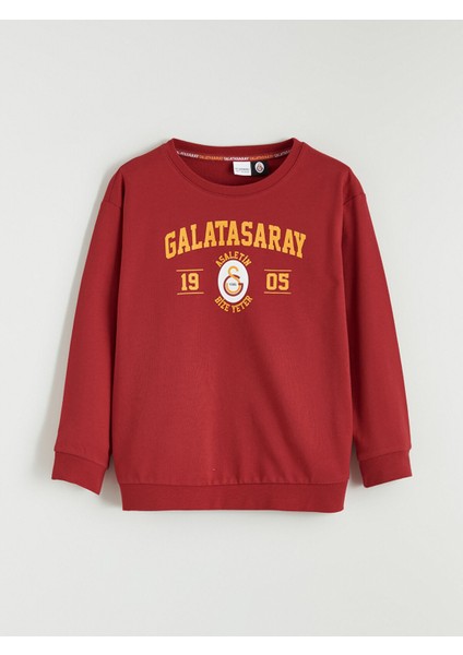 Yeni Sezon Bisiklet Yaka Galatasaray Baskılı Erkek Çocuk Pijama Takımı fiyatları