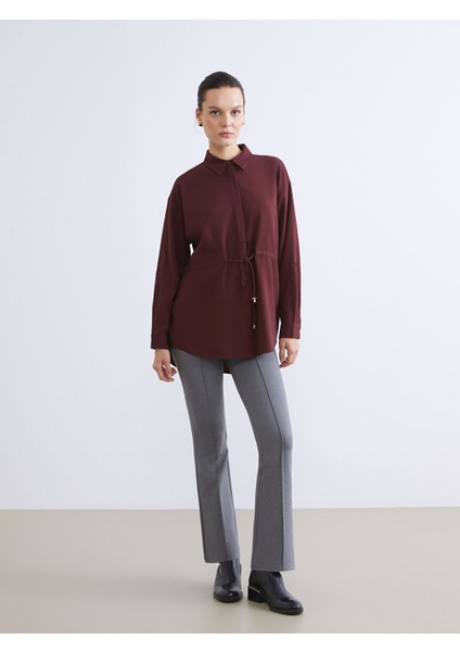 Yeni Sezon Ekstra Dar Fit Ispanyol Paça Kadın Pantolon