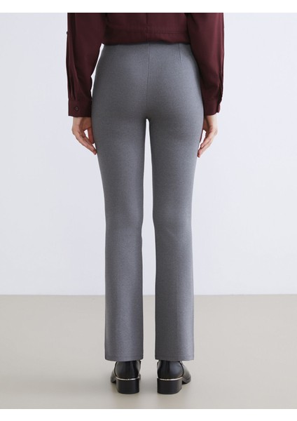 Yeni Sezon Ekstra Dar Fit Ispanyol Paça Kadın Pantolon fırsatları