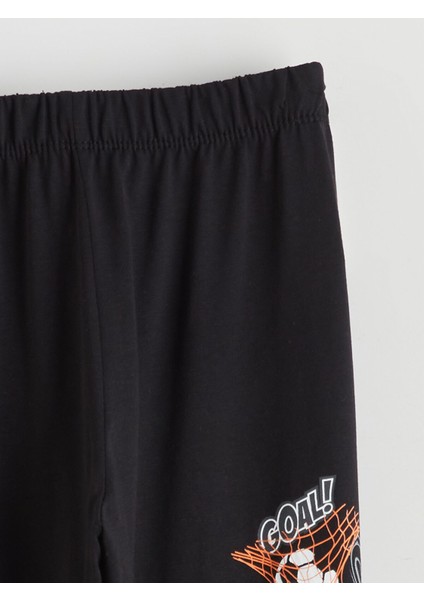 Yeni Sezon Beli Lastikli Erkek Çocuk Pijama Alt 2'li modelleri