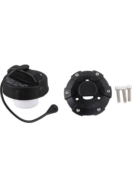 2 Set Araç Aksesuarları 1 Set Radyo Anten Taban Kapak ve 1 Pcs Araç Yakıt Deposu Dolgu Gaz Kapağı Kilitleme Kapağı Kapağı (Yurt Dışından)