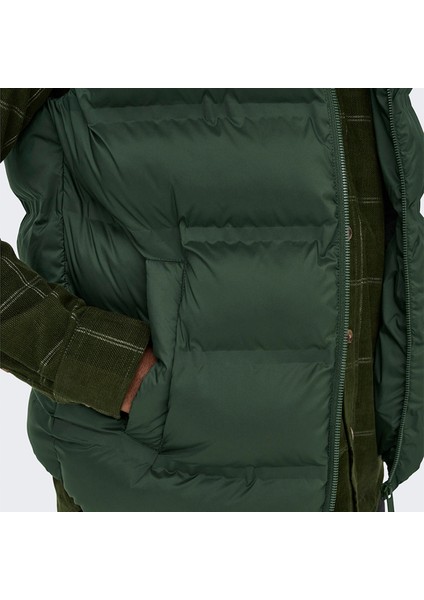 Only&sons Union Seamless Life Puffer Erkek Haki Dik Yaka Yelek indirimleri