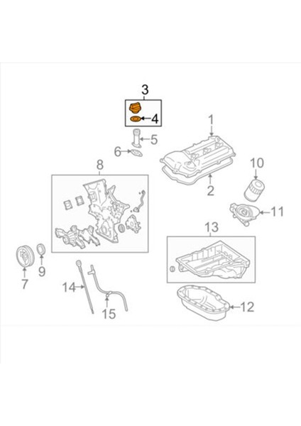 4x Motor Yağı Dolgu Kapağı 121800H012 / 1218028010 Lexus Scion Için Toyota 4runner Avalon Camry Corolla Fj (Yurt Dışından) modelleri