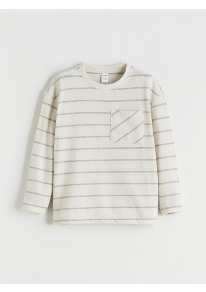 Yeni Sezon Bisiklet Yaka Çizgili Erkek Çocuk Tişört