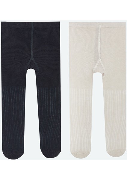 Yeni Sezon Çizgili Erkek Çocuk Külotlu Çorap 2'li