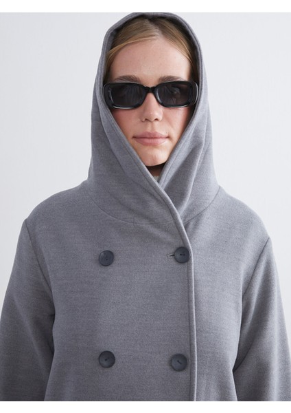 Yeni Sezon Kapüşonlu Kadın Kaşe Kaban modelleri