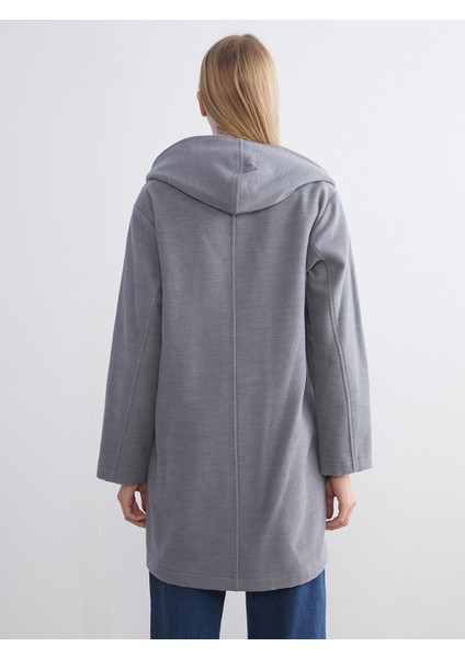 Yeni Sezon Kapüşonlu Kadın Kaşe Kaban indirimleri