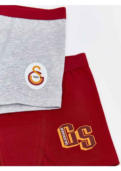 Yeni Sezon Galatasaray Baskılı Erkek Çocuk Boxer 2'li modelleri