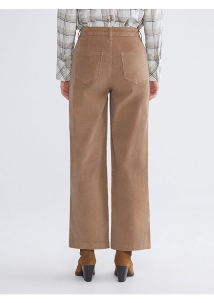 Yeni Sezon Yüksek Bel Kadife Kadın Pantolon fırsatları