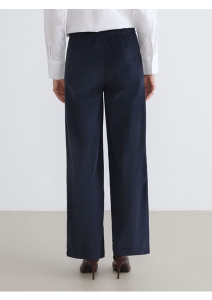 Yeni Sezon Beli Lastikli Kadife Kadın Pantolon fırsatları