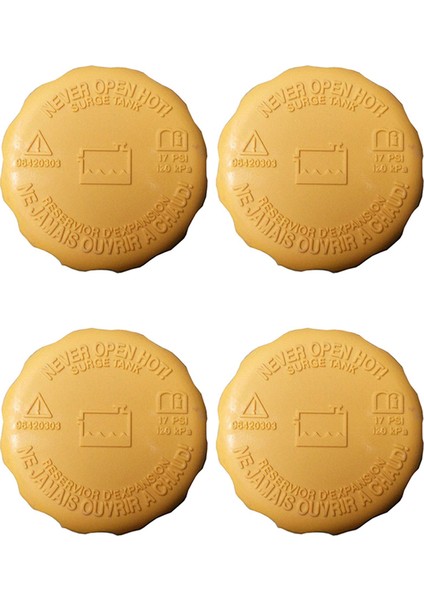 Chevrolet Aveo Optra Nubira Için 4x Radyatör Genişleme Su Depk Kapağı Ford 96420303 96536649 Için Lanos Pontiac G3 (Yurt Dışından)