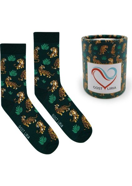 Panther Socks – Desenli Unisex Soket Çorap