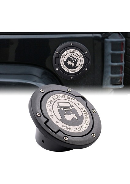 Metal Gaz Kapağı Yakıt Kapısı Gaz Depk Kapağı Jeep Wrangler Için Uygun Jk Sınırsız 07-17 (Yurt Dışından) fiyatları