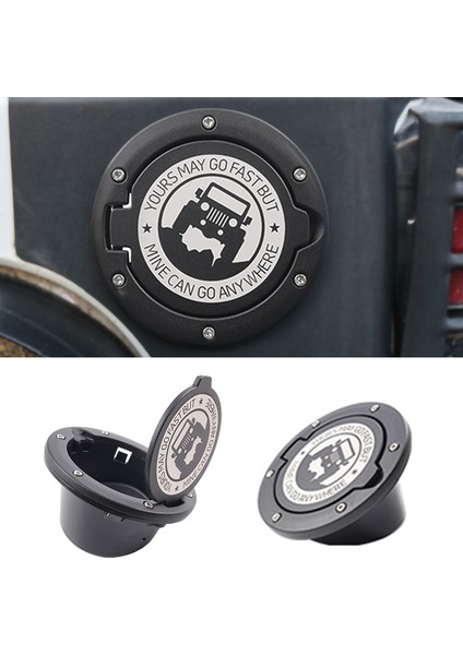 Metal Gaz Kapağı Yakıt Kapısı Gaz Depk Kapağı Jeep Wrangler Için Uygun Jk Sınırsız 07-17 (Yurt Dışından) modelleri