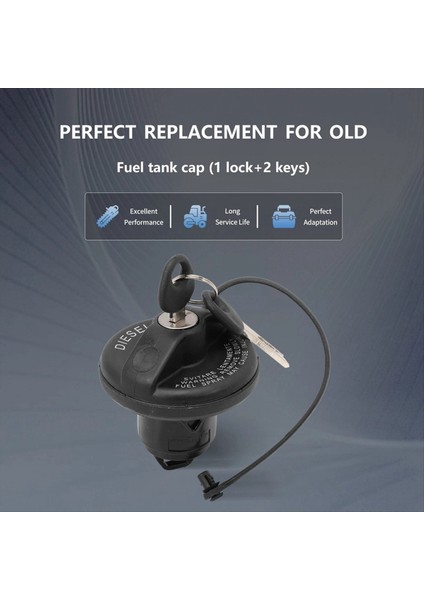 Fiat 71802900 Için 2 Tuşlu Yakıt Deposu Kapağı (Yurt Dışından) fırsatları