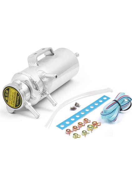 Yarış Evrensel Radyatör Alaşımlı Soğutucu Swirl Pot Havalandırma Hava Ayırıcı Tank Motor Soğutucu Yakalama Kutusu (Yurt Dışından)