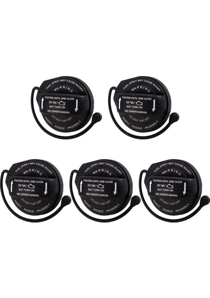 5pcs Araba Yakıt Gaz Tankları Kapağı 3C0201550N 3C8-201-550-E Volkswagen Golf Audi A4 (Yurt Dışından)