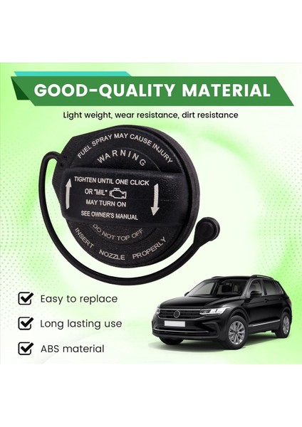 5pcs Araba Yakıt Gaz Tankları Kapağı 3C0201550N 3C8-201-550-E Volkswagen Golf Audi A4 (Yurt Dışından) fırsatları
