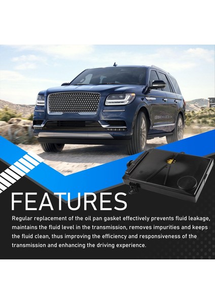 10R80 On Hızlı Şanzıman Filtresi Yağ Pan Conta Kiti Ford Expedition Explorer F150 Mustang Ranger FT202 HL3Z7A098A (Yurt Dışından) fiyatları