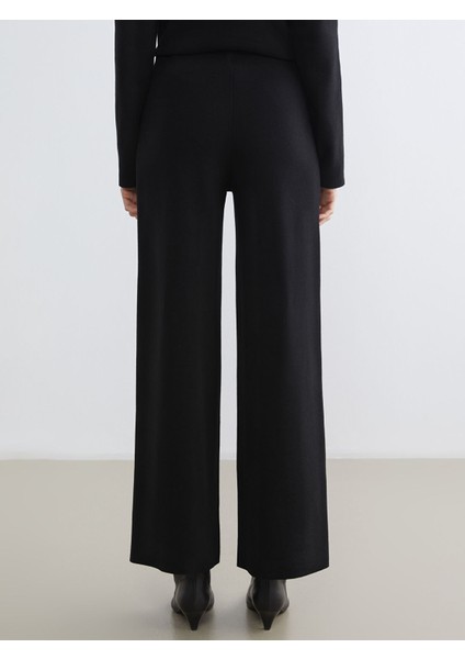 Yeni Sezon Beli Lastikli Geniş Paça Kadın Pantolon fırsatları