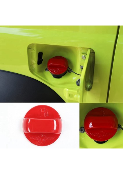 Suzuki Jimny Için JB64 JB74 2019-2021 Kapı Yakıt Deposu Kapak Gaz Dolgu Tankı Tapaları Kapak Araç Iç Aksesuarları Kırmızı (Yurt Dışından) fiyatları