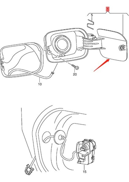 Araç Yakıt Dolgu Kapakları Dekoratif Kabuk 561809857 Vw Passat 2011-2018 Lid Gaz Deposu Kapı Trim Kapağı 561-809-857-UPRU B (Yurt Dışından) fırsatları