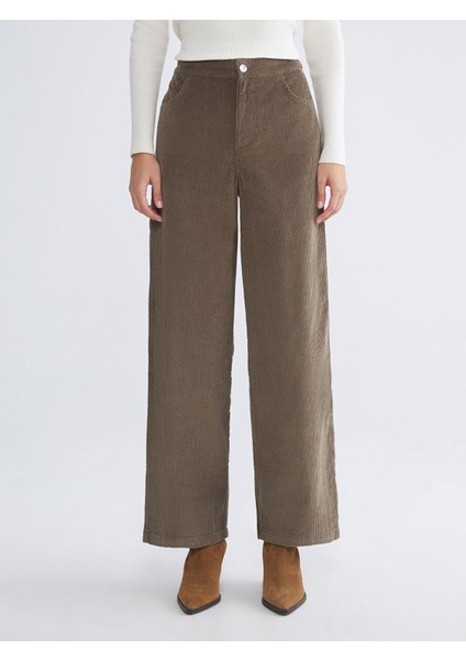 Yeni Sezon Beli Lastikli Kadife Kadın Pantolon fiyatları