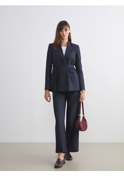 Yeni Sezon Çizgili Beli Kuşaklı Kadın Blazer Ceket fiyatları