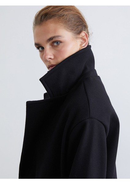 Yeni Sezon Ceket Yaka Kadın Kaşe Kaban fiyatları