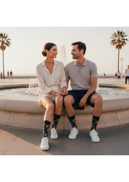 Panther Socks – Desenli Unisex Soket Çorap