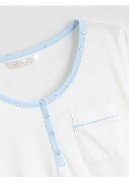 Yeni Sezon Büyük Beden U Yaka Kadın Pijama Takımı modelleri