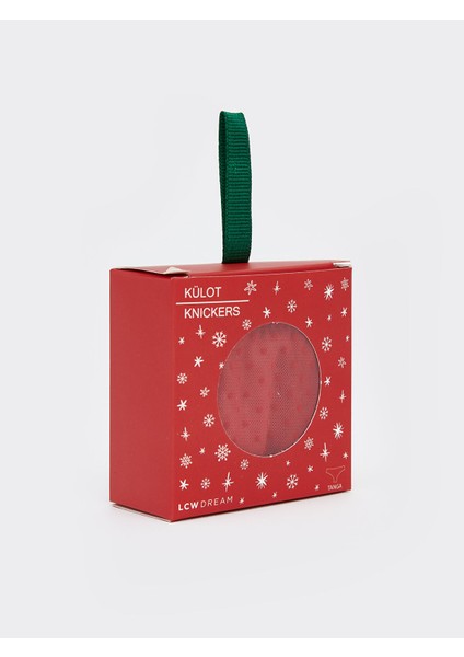 Yeni Sezon Yılbaşı Temalı Puantiyeli Tanga Külot fiyatları