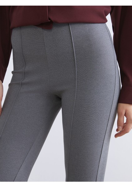 Yeni Sezon Ekstra Dar Fit Ispanyol Paça Kadın Pantolon modelleri