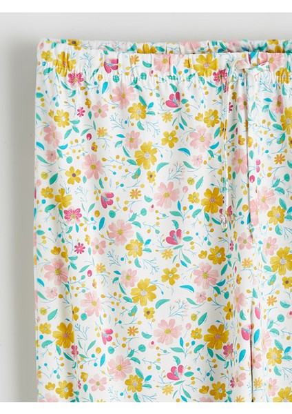 Yeni Sezon Büyük Beden Çiçekli Kadın Pijama Takımı indirimleri