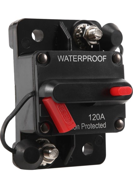 Su Geçirmez Devre Kesici Manuel Sıfırlama ile 12V-48V Dc 120A Araba Deniz Trolling Motorları Için Tekne Gücü Koruma (Yurt Dışından) fırsatları