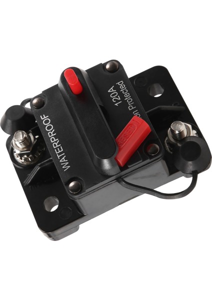 Su Geçirmez Devre Kesici Manuel Sıfırlama ile 12V-48V Dc 120A Araba Deniz Trolling Motorları Için Tekne Gücü Koruma (Yurt Dışından) indirimleri