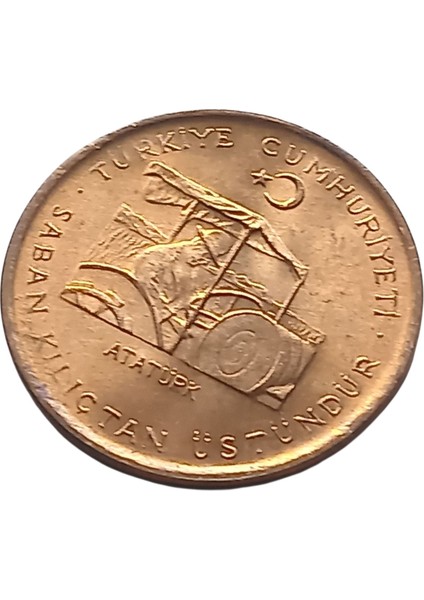 10 Kuruş Fao Saban Kılıçtan Üstündür Koleksiyon Madeni Para