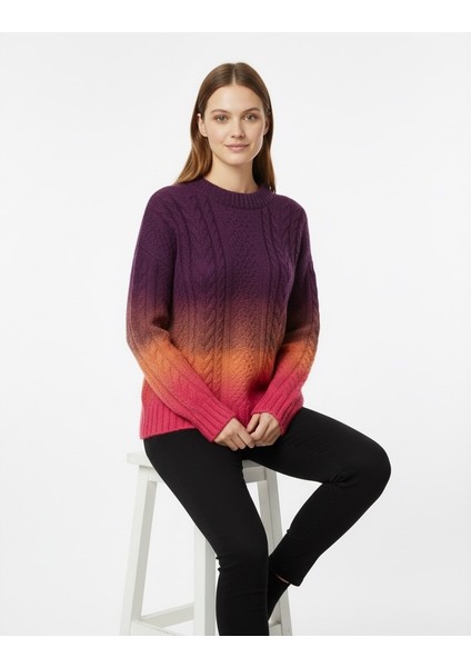 Kadın Ebruli Triko Kazak 7273 fırsatları