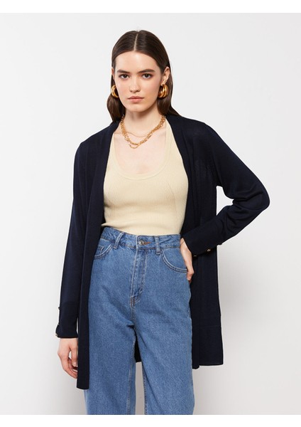 Yeni Sezon Şal Yaka Düz Uzun Kollu Kadın Triko Hırka fiyatları