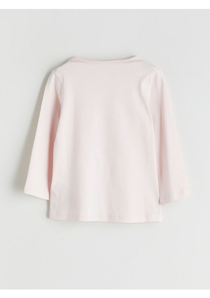 Yeni Sezon Bisiklet Yaka Yılbaşı Temalı Kız Çocuk Pijama Takımı modelleri