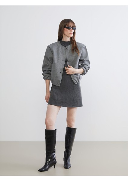 Yeni Sezon Bisiklet Yaka Kadın Bomber Kaşe Ceket fırsatları