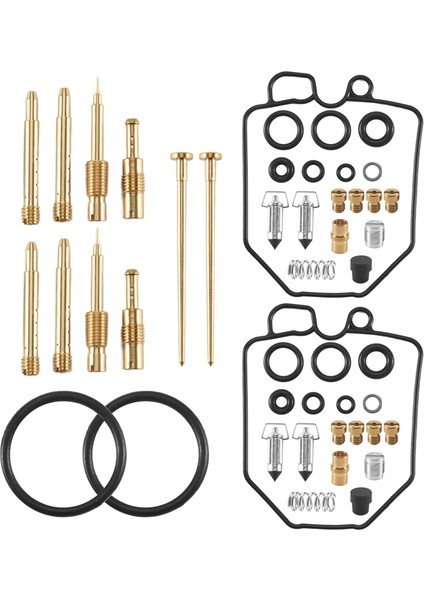 Honda Hawk Için 400 CB400T CB400 N 1980-81 Karbüratör Onarımı Karbonhidrat Yeniden Alma Kiti 2 Set (Yurt Dışından) modelleri